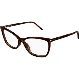 SAINT LAURENT Vrouw SL 834 006 Optische monturen Acetaat Havana Transparant Kattenoog