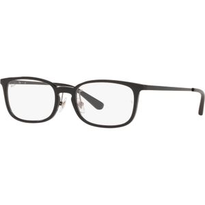Ray - Ban Unisex RX7182D 2000 Optische monturen Geïnjecteerd Zwart Transparant Hurken Normaal
