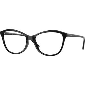 VOGUE EYEWEAR Vrouw VO5602 W44 Optische monturen Nylon Zwart Transparant Geometrisch Normaal