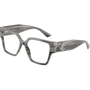Jimmy Choo Vrouw JC3032B 5063 Optische monturen Acetaat Zwart Transparant Hurken Normaal