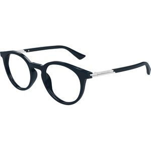 Bottega Veneta Unisex BV1335OA 004 Optische monturen Acetaat Blauw Transparant Rotonde