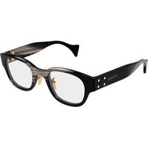 Gucci Man GG2001OJ 003 Optische monturen Acetaat Zwart Transparant Rotonde