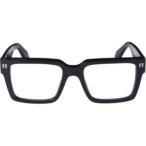 Off-White Unisex OERJ054 -stijl 54 1000 zwart Optische monturen Acetaat Zwart  Hurken