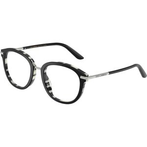 Dolce & Gabbana Vrouw DG3410 3372 Optische monturen Acetaat Zwart Transparant Pantos Normaal