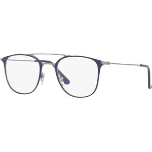 Ray - Ban Unisex RX6377 2906 Optische monturen Metaal Blauw  Hurken