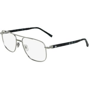 Lacoste Man L2302 045 Optische monturen Metaal Zilver  Hurken Normaal