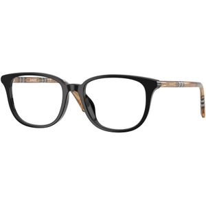 Burberry Donna Be2434d 4161 Optische monturen Acetato Nero Trasparente Squadrata Normale