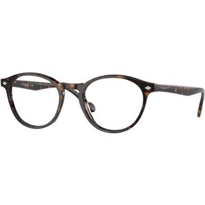 VOGUE EYEWEAR Man VO5326 W656 Optische monturen Acetaat Bruin Transparant Rotonde Normaal