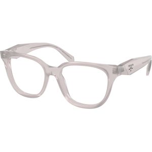Prada Vrouw PR C11V  29G1O1 Optische monturen Acetaat Bruin Transparant Vlinder Normaal