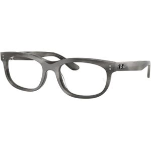 Ray - Ban Unisex Rx5489 Balorette 8400 Optische monturen Acetaat Grijs Transparant Kussen Normaal