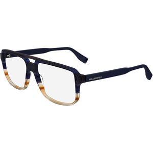 Karl Lagerfeld Man KL6156 424 Optische monturen Acetaat Blauw  Piloot Normaal Normaal