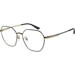 Emporio Armani Vrouw EA1145D 3014 Optische monturen Metaal Zwart Transparant Rotonde Normaal