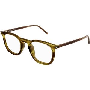 SAINT LAURENT Man SAINT LAURENT SL 623 OPT 005 Optische monturen Acetaat Havana Transparant Rotonde