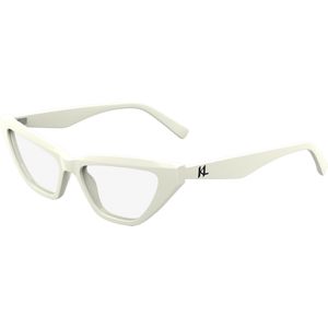 Karl Lagerfeld Vrouw KL6175 105 Optische monturen Bio-injectie Wit  Kattenoog Normaal