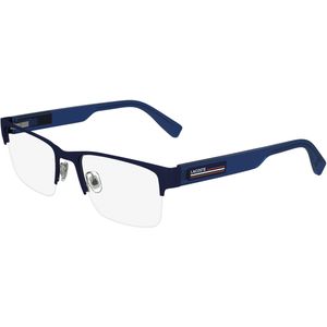 Lacoste Man L2299 424 Optische monturen Metaal Blauw  Hurken Normaal Normaal