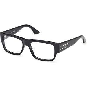 GCDS Uniseks GD5047 001 Optische monturen Acetaat Zwart  Kwadraat Normaal