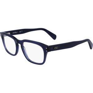 Ferragamo Man SF2958 420 Optische monturen Acetaat Blauw  Hurken Normaal Normaal