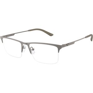 Emporio Armani Man EA1177  3425 Optische monturen Metaal Grijs Transparant Hurken Normaal