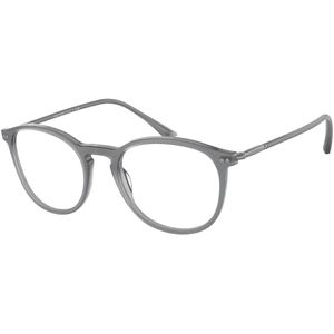 Giorgio Armani Man AR7125 5681 Optische monturen Acetaat Grijs Transparant Pantos Normaal