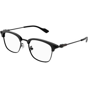 Gucci Man Gucci GG1606OK 001 Optische monturen Titanium Zwart Transparant Rotonde