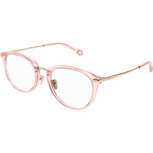 Chloé Vrouw Chloé CH0248OA 002 Optische monturen Acetaat Roos Transparant Kattenoog
