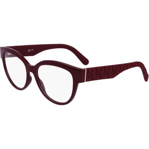 Ferragamo Vrouw SF2957EN 601 Optische monturen Bio-injectie Bordeaux  Rotonde Normaal Normaal