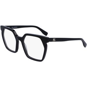Karl Lagerfeld Vrouw KL6093 001 Optische monturen Acetaat Zwart  Vierkant Fotochromatisch Fotochromatisch