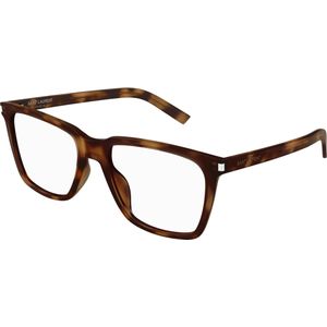 SAINT LAURENT Vrouw SAINT LAURENT SL 717 SLIM 003 Optische monturen Acetaat Havana Transparant Kwadraat
