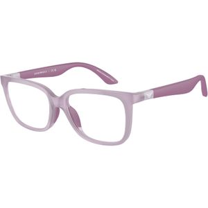 Emporio Armani Kind EK3006 6136 Optische monturen Geïnjecteerd Altviool Transparant Kussen Normaal