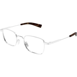 SAINT LAURENT Man SAINT LAURENT SL 729 005 Optische monturen Metaal Zilver Transparant Kwadraat