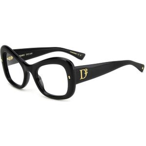 Dsquared2 Vrouw D2 0138 807 Optische monturen Acetaat Zwart  Vlinder