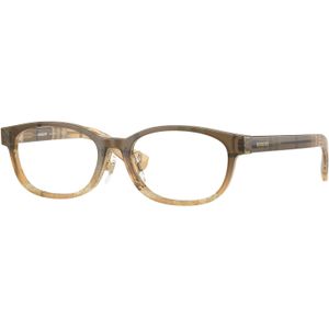 Burberry Vrouw BE2447D  4201 Optische monturen Acetaat Bruin Transparant Rotonde Normaal