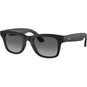 Ray-Ban - Meta Smart Bril - Mat Zwart - Wayfarer - Gepolariseerd Grafiet