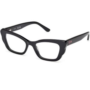 Guess Uniseks GU50264 001 Optische monturen Acetaat Zwart  Kwadraat Normaal