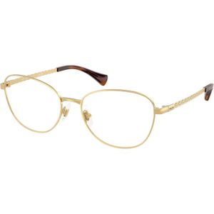 Ralph Lauren Vrouw RA6063  9004 Optische monturen Metaal Goud Transparant Rotonde Normaal