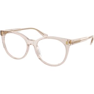 Ralph Lauren Vrouw RA7182U  6117 Optische monturen Acetaat Bruin Transparant Pantos Normaal