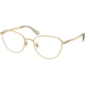 Swarovski Donna SK1029D 4017 Optische monturen Metallo Oro Trasparente Rotonda Normale