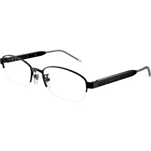 Gucci Vrouw GG1742OJ 001 Optische monturen Titanium Zwart Transparant Rotonde
