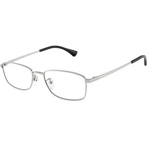 Emporio Armani Man EA1169D  3015 Optische monturen Metaal Zilver Transparant Kussen Normaal