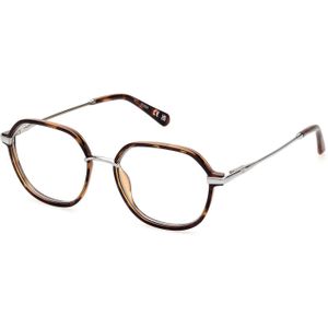 Guess Man GU50098 052 Optische monturen Geïnjecteerd Havana  Rotonde Normaal