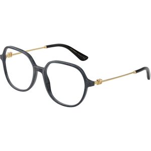 Dolce & Gabbana Vrouw DG3364 3441 Optische monturen Acetaat Grijs Transparant Vlinder Normaal