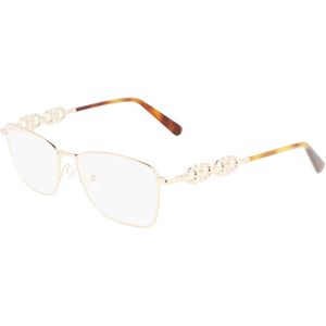 Ferragamo Vrouw SF2218 710 Optische monturen Metaal Goud  Hurken