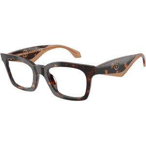 Giorgio Armani Vrouw AR7277U 5026 Optische monturen Acetaat Schildpad Transparant Vlinder Normaal