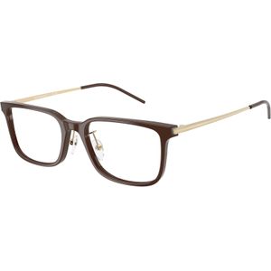 Emporio Armani Man EA3275D  6336 Optische monturen Acetaat Bruin Transparant Hurken Normaal