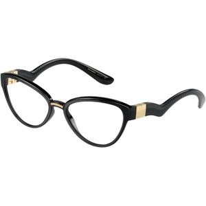 Dolce & Gabbana Vrouw DG5079 501 Optische monturen Plastic Zwart  Kattenoog