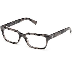 Guess Man GU50329 020 Optische monturen Acetaat Grijs  Kwadraat Normaal