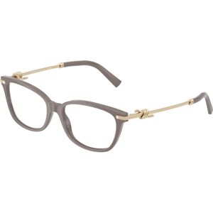Tiffany Vrouw Tiffany TF2281 8401 Optische monturen Acetaat Bruin Transparant Kussen Normaal