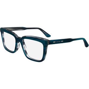 Calvin Klein Unisex CK24516 416 Optische monturen Acetaat Blauw  Hurken Normaal
