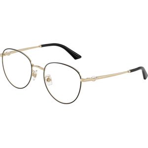 Jimmy Choo Vrouw JC2013HD 3010 Optische monturen Metaal Goud Transparant Rotonde Normaal