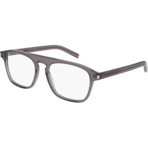 SAINT LAURENT Man SL 157 003 Optische monturen Acetaat Grijs Transparant Hurken